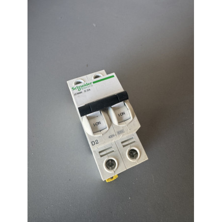 Disjoncteur bipolaire Schneider Electric iC60N D2A