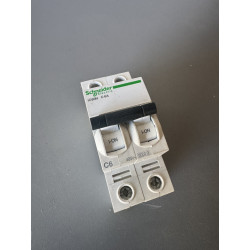 Disjoncteur bipolaire Schneider Electric Acti9 iC60N 6 A