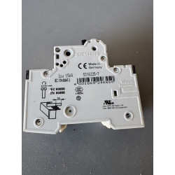 Disjoncteur bipolaire Siemens série 5SY62 25 A