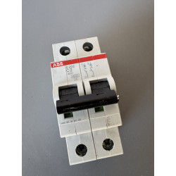Disjoncteur bipolaire ABB S202-C2 2 A