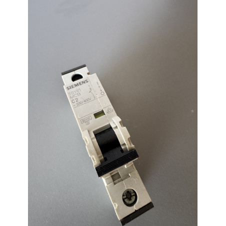 Disjoncteur monophasé Siemens série 5SY61 2 A