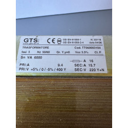 Transformateur triphasé GTS TT060003104