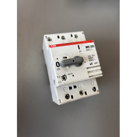 Disjoncteur moteur magnétothermique ABB MS225-6.3