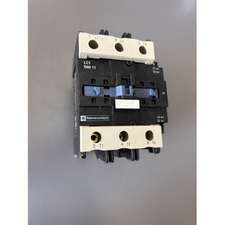 Contacteur triphasé Schneider/Télémécanique  LC1D80-11+LX1D6M5