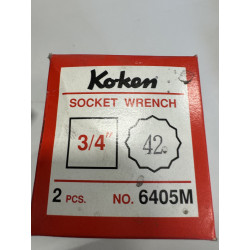 Douille à chocs Koken 6405M-42