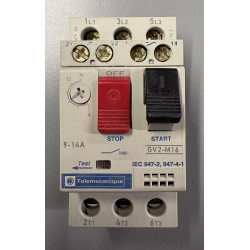 Disjoncteur moteur magnétothermique Télémécanique GV2-M16 avec module auxiliaire