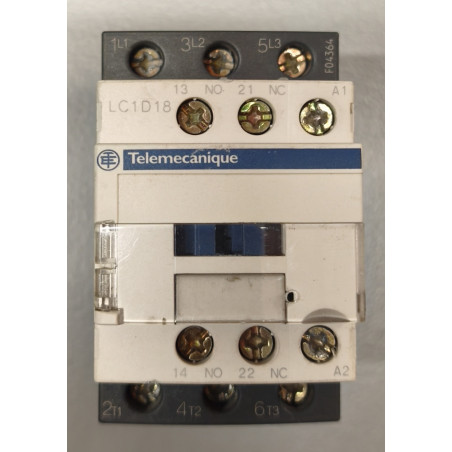 Contacteur de puissance tripolaire Télémécanique LC1D18