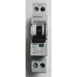 Disjoncteur modulaire Siemens SENTRON 5SY3 1P+N 4A Courbe C 5SY3004-7