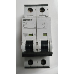 Disjoncteur modulaire Siemens SENTRON 1P+N 1A Courbe C 5SY6501-7