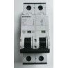 Disjoncteur modulaire Siemens SENTRON 2P 2A Courbe C 5SY6202-7