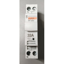 Porte-fusible sectionneur modulaire unipolaire Merlin Gerin 1P+N 32A 15624