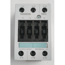 Contacteur triphasé Siemens SIRIUS 3RT1034-1AB00 3P 32A Bobine 24V AC