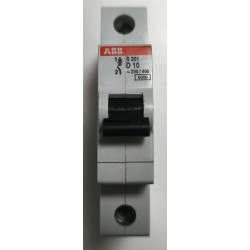 Disjoncteur monophasé ABB S201-D10 1P 10A