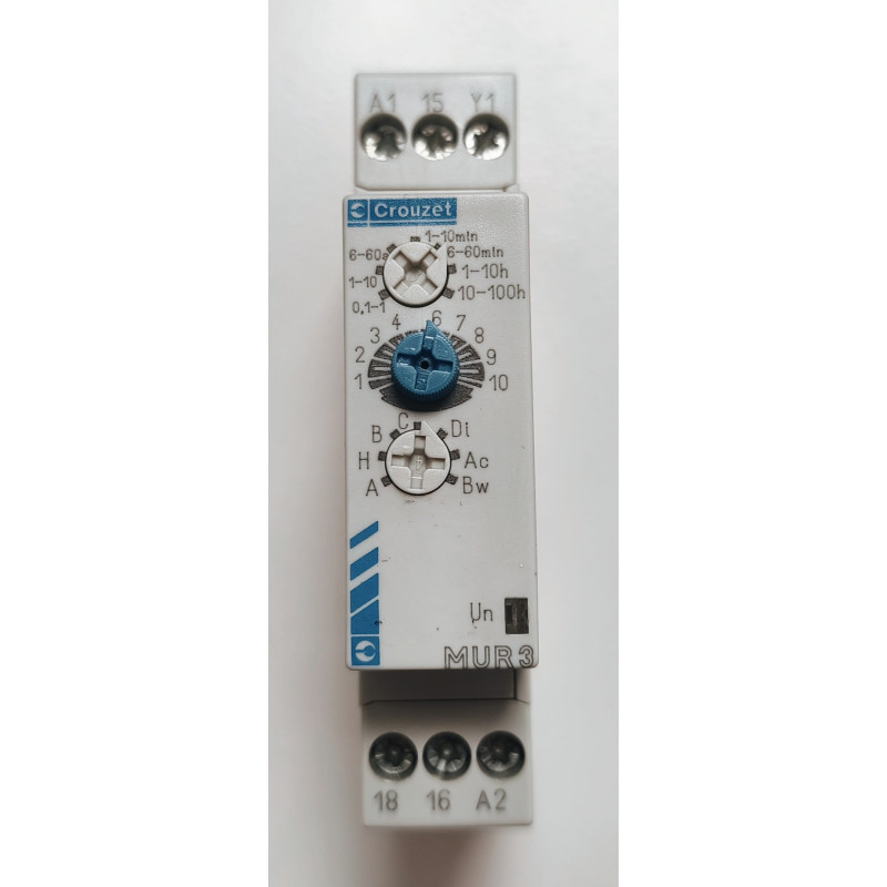 Relais temporisé multifonction Crouzet MUR3 88826103