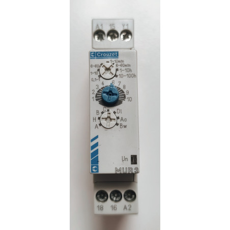 Relais temporisé multifonction Crouzet MUR3 88826103