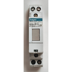 Contacteur modulaire Hager E220 02 – 2 NO – 20 A – Bobine 230 V AC