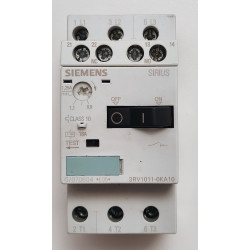 Disjoncteur moteur Siemens SIRIUS 3RV1011-0KA10 avec contact auxiliaire 3RV1901-1E