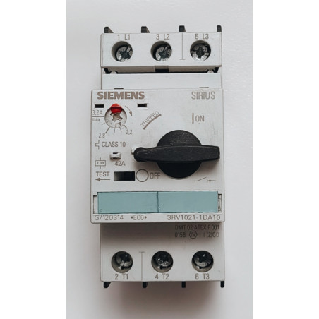 Disjoncteur moteur Siemens SIRIUS 3RV1021-1DA10